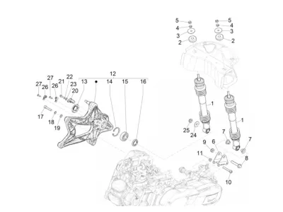 Rear shock absorber